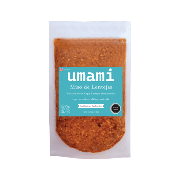 Miso de Lentejas sin pasteurizar, fermento japonés artesanal elaborado en Chile