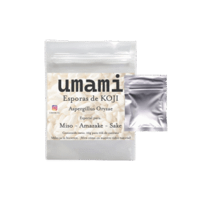 iniciador de koji artesanal – esporas de fermentación japonesa para miso, amazake y shio-koji