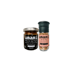 Pack de sal de poroto de soya y miso de ajo negro artesanal de Umami Chile